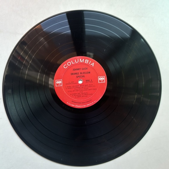 Johnny Cash - orange blossom special - vintage vinyl record - condition is G - Picture 3 of 6